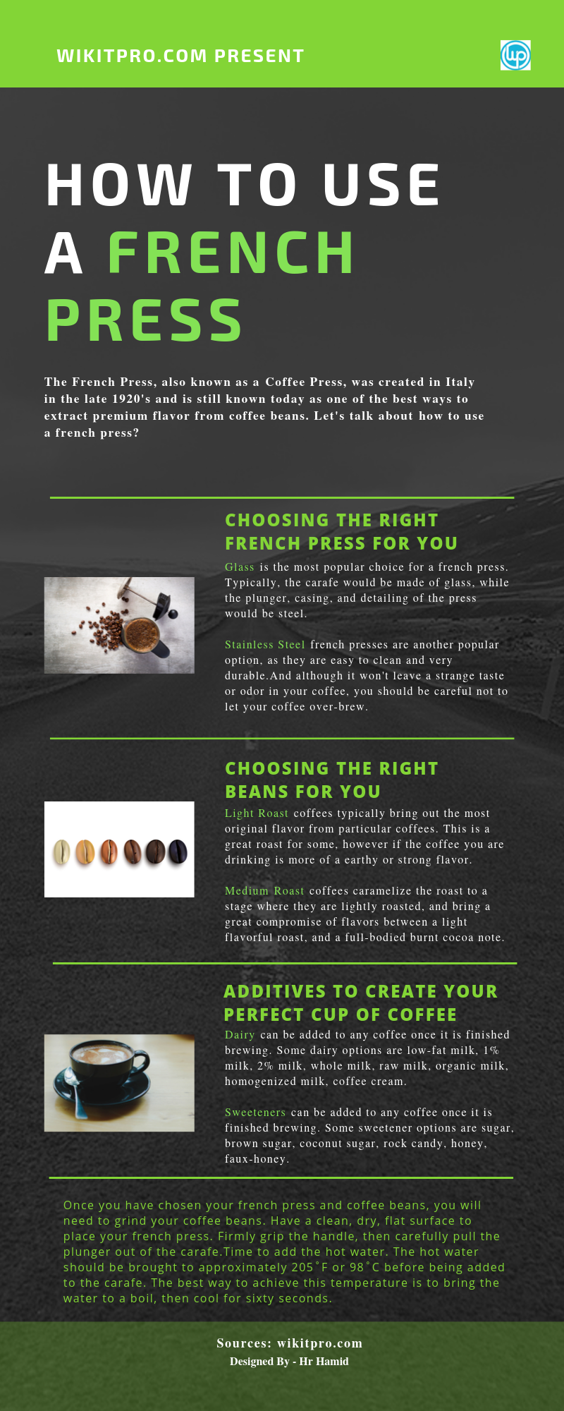 How to use a french press. Info How to use a french press. Info